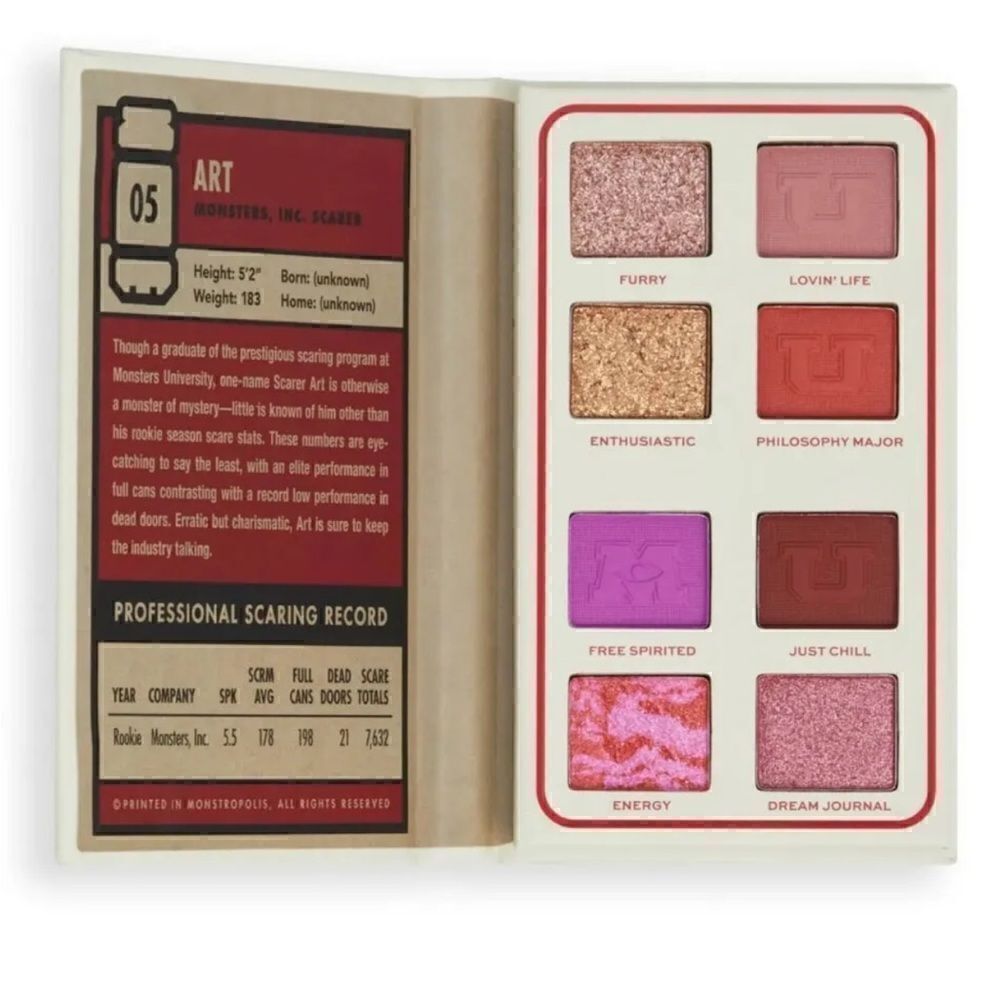 Revolution x Monsters Inc University Eyeshadow Palette